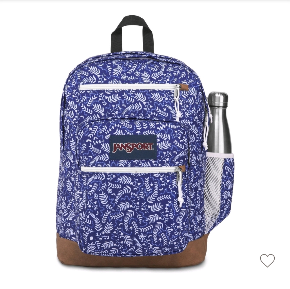 *NWT* Jansport Cool Student Backpack Blue Ditsy